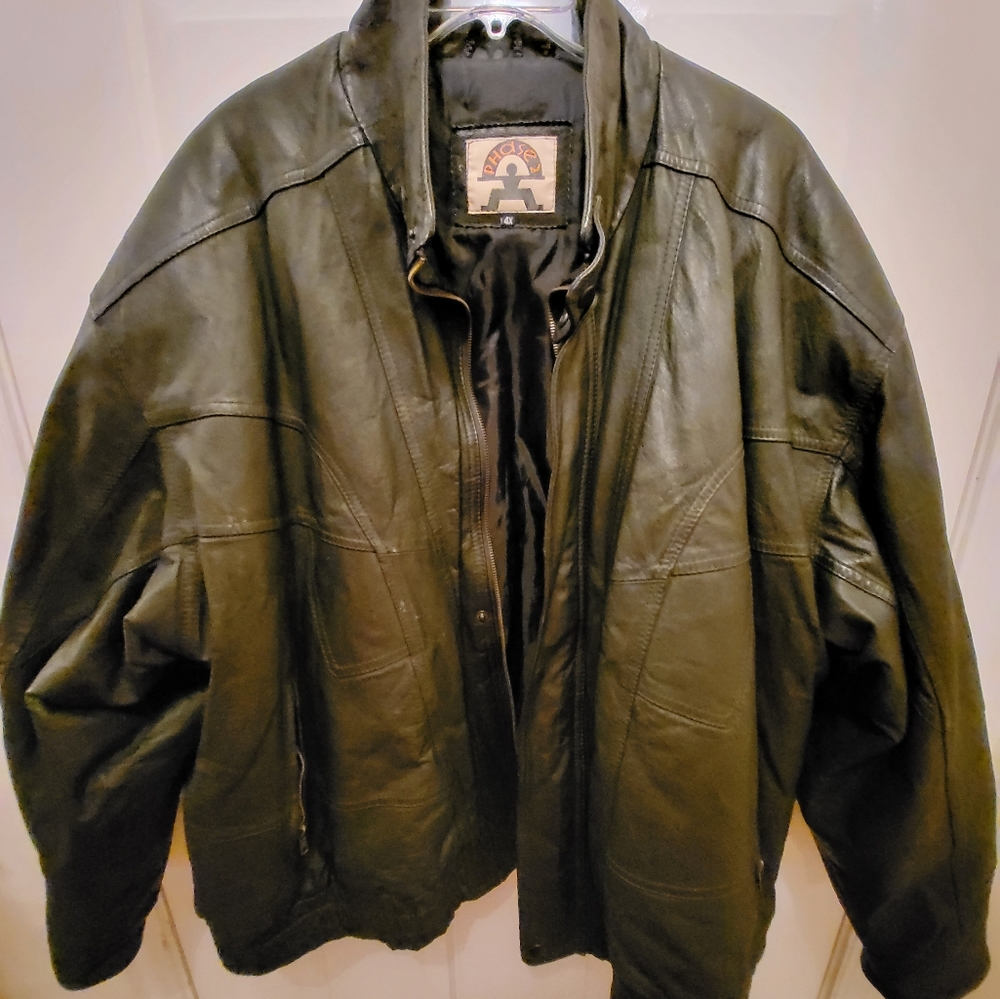 Mens 4x Leather coat